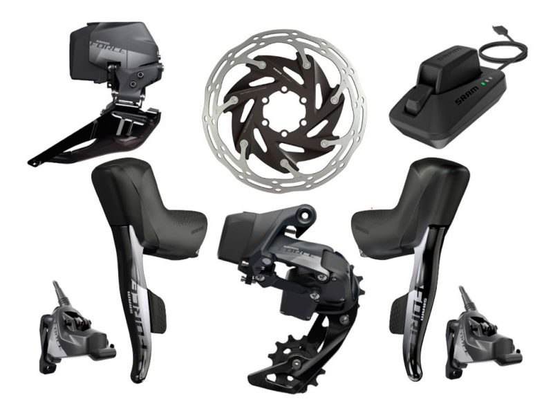 Grupo Electronico Sram Force AXS 2X Flatmount 12V