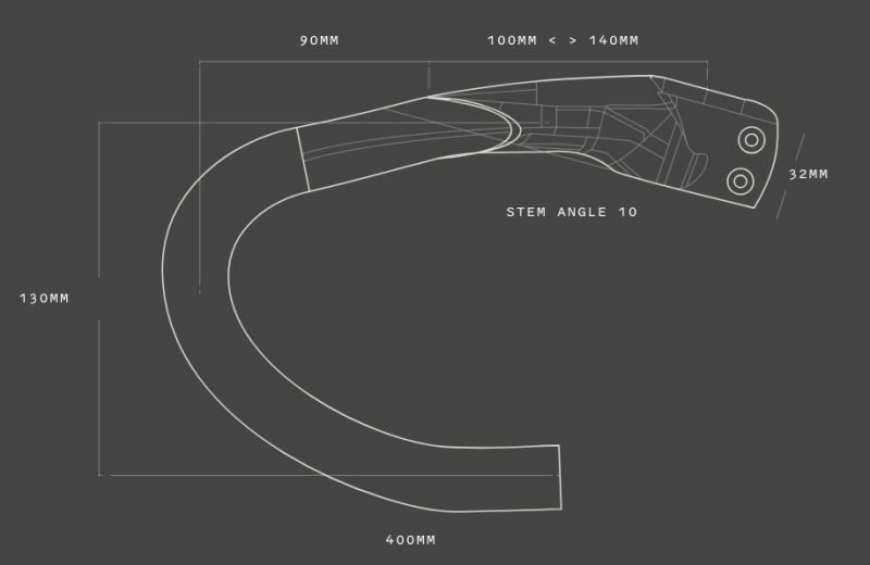 Manillar Polymer Sculpture Handlebar